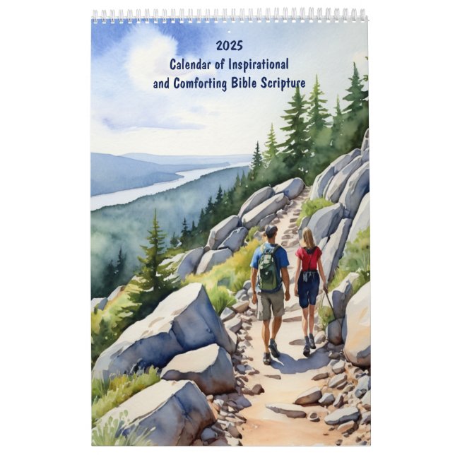 Calendário bíblia cristã 2025 Versa Inspiração (Capa)