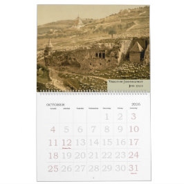 Calendário Bíblia Cristã Personalizada Foto Antiga Família da