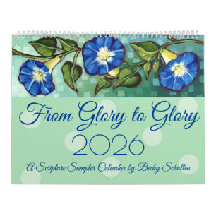 Calendário Bíblico "De Glória em Glória" 2026