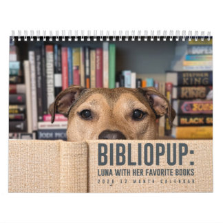 Calendário BiblioPup de 2026 de 12 meses: Luna & L
