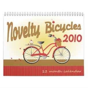 Calendário Bicicletas 2010 da novidade