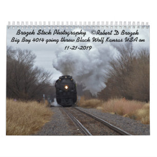 Calendário Big Boy 4014 Steaming jogou Kansas