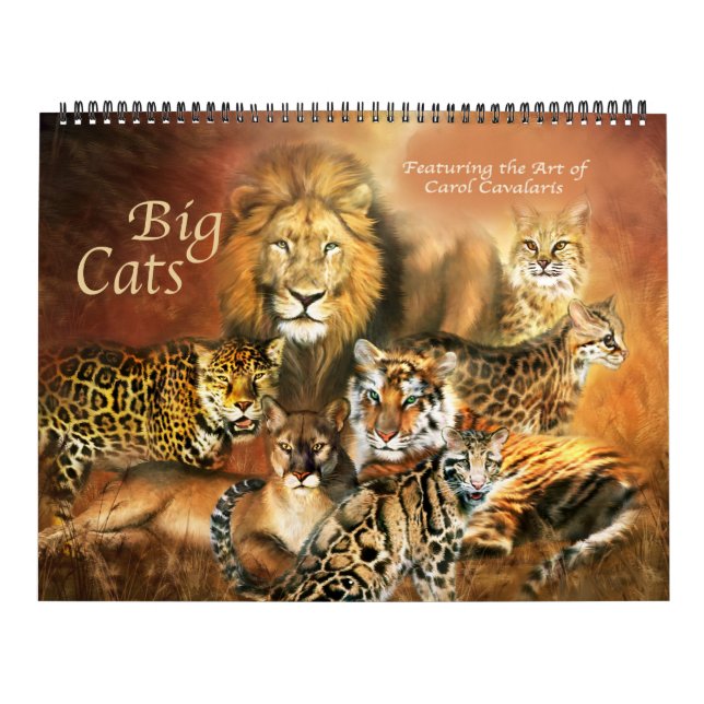 Calendário Big Cat Art Calendar (Capa)