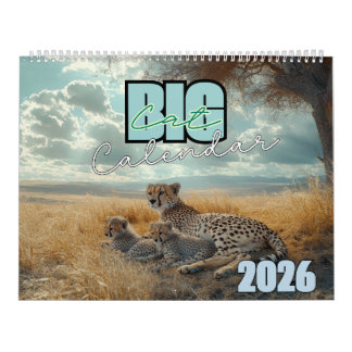 Calendário Big Cat Calendar 2025