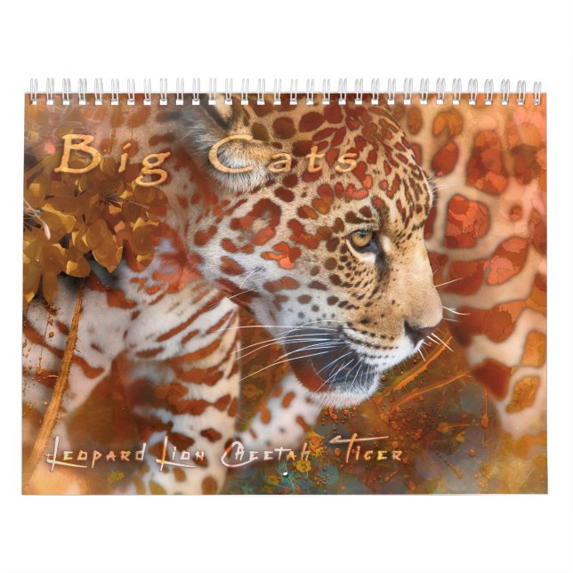 CALENDÁRIO BIG CATS WILDLIFE #1 ART CALENDAR (Capa)