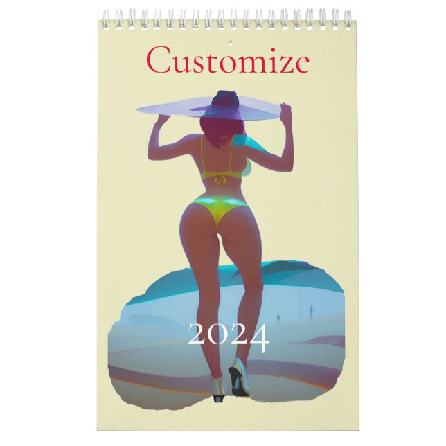 Calendário Bikini Booty Beach Girl Thunder_Cove (Capa)