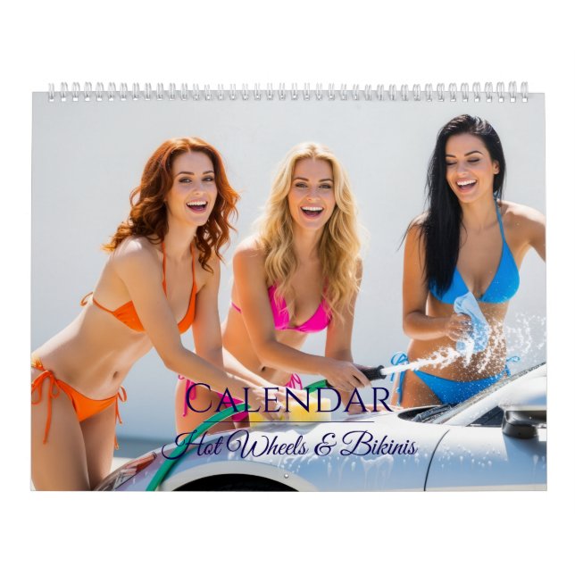 Calendário Bikini Car Wash Calendar – Stunning Women (Capa)