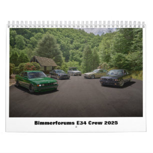Calendário BimmerFóruns E34 Crew 2025