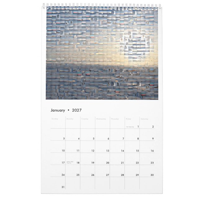 Calendário Birdseye carda 2008 (Jan 2027)