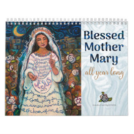 Calendário Blessed Mother Mary Calendar of Catholic images