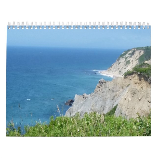 Calendário Block Island Bluffs - Block Island, Rhode Island (Capa)