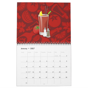 Calendário Bloody Mary