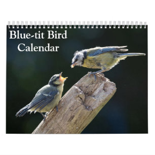 Calendário Blue-Tit Bird 2026