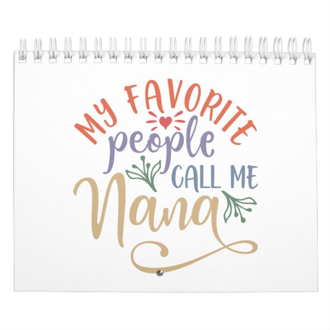 Calendário Boa Design Ideia Para A Vovó (Capa)