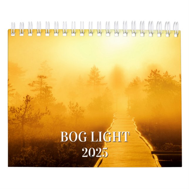 Calendário Bog Light Estônia Bogs 2025 (Capa)
