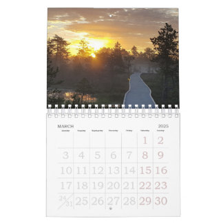 Calendário Bog Light Estoniano Bogs