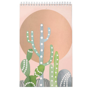 Calendário Bohemian Cactus