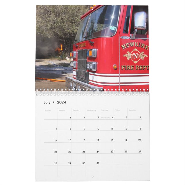 Calendário dos BOMBEIROS 🔥🚒