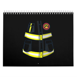Calendário Bombeiro Bombeiro Figurino Halloween