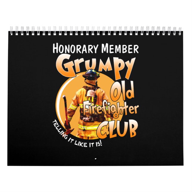 Calendário Bombeiro| Sr.Deputado Grumpy Firefighter (Capa)