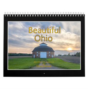 Calendário bonito de Ohio 2017 por Thomas Minutol