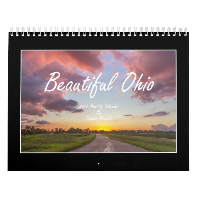 Calendário bonito de Ohio 2018 por Thomas Minutolo (Capa)
