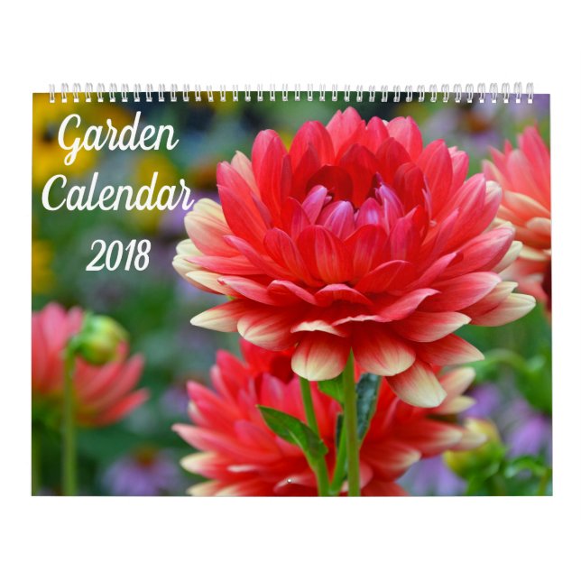 Calendário bonito do jardim (Capa)