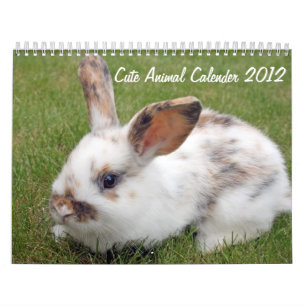 calendário bonito dos animais 2012