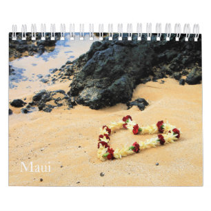 Calendário bonito II de Maui
