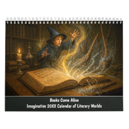Calendário Books Come Alive – Imaginative Literary