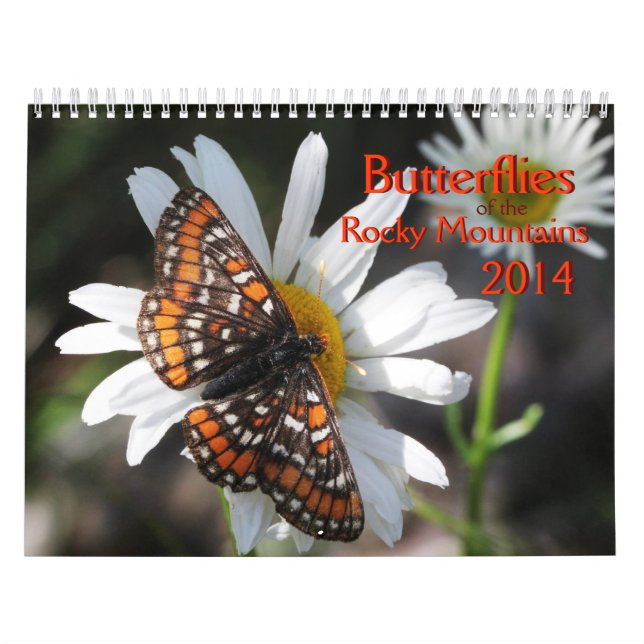 Calendário Borboletas das montanhas rochosas 2014 (Capa)