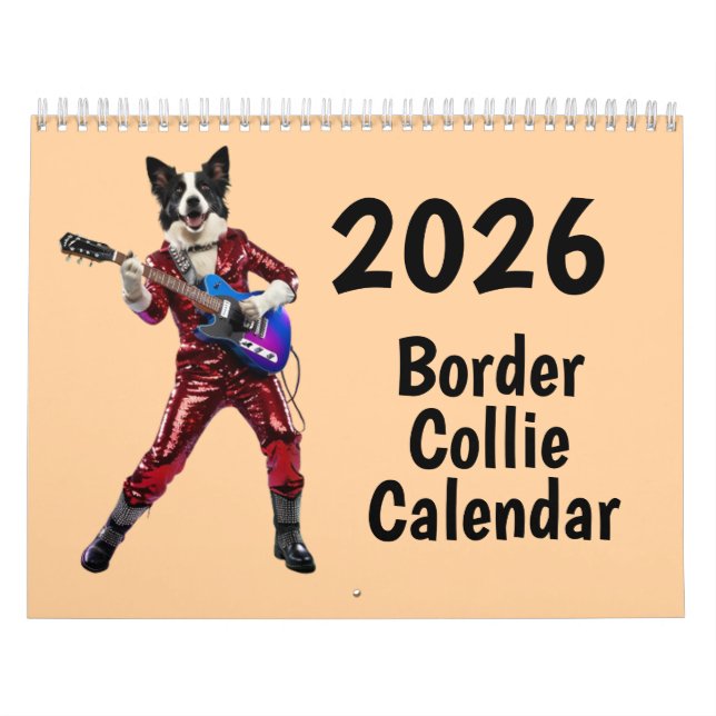 Calendário Border Collie Calendar (Capa)
