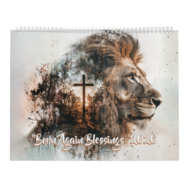 Calendário Born Again Blessing 2026 Calendar (Capa)