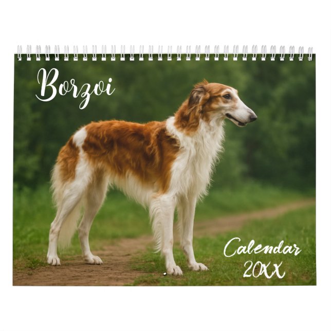 Calendário Borzoi 2026 (Capa)