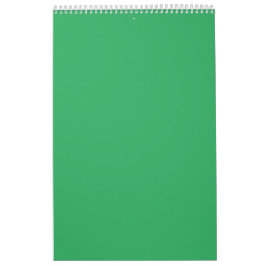 Calendário Botão Personalizado Esmeralda Verde