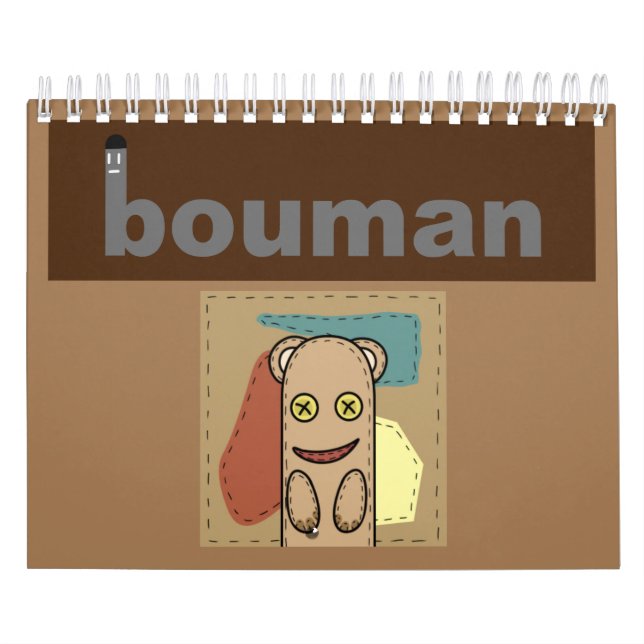 Calendário bouman stuffed toy series (Capa)
