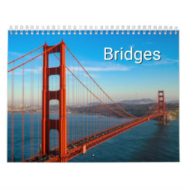 Calendário Bridges Photography Across the World Calendar