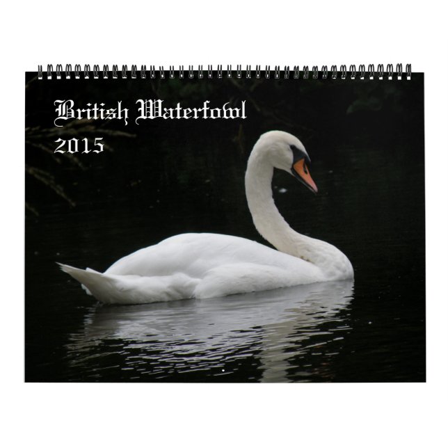Calendário Britânico das Aves Aquáticas 2015 (Capa)