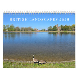 Calendário British Landscapes 2026 calendar