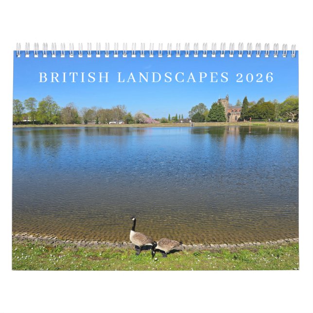 Calendário British Landscapes 2026 calendar (Capa)