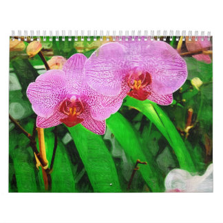 Calendário bromeliad & orquídeas tropicais, Fairchild g