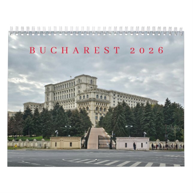 calendário Bucareste 2026 (Capa)