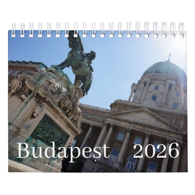 Calendário Budapest 2026 (Capa)
