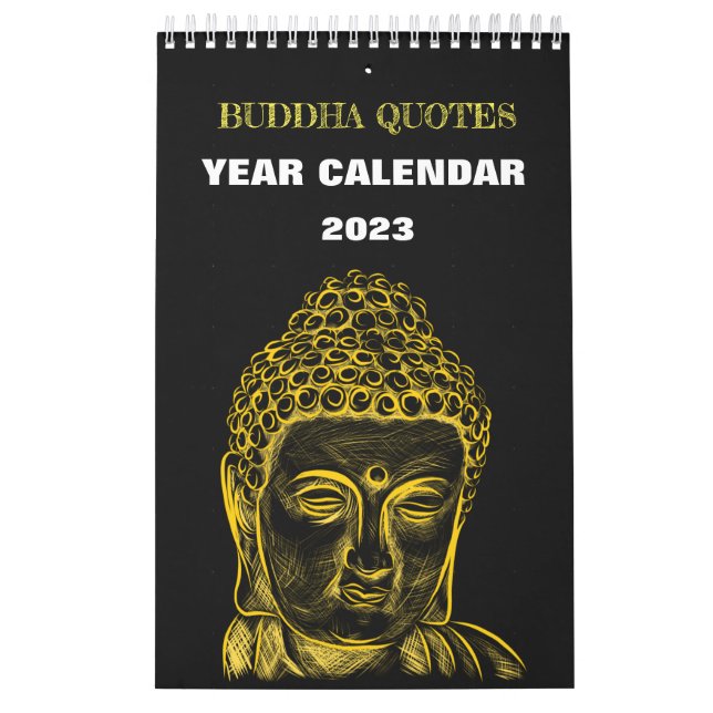 Calendário Buddha Siddharta Year Calendar 2023 Quotes (Capa)