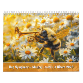 Calendário Bug Symphony – Musical Insects in Bloom 2026