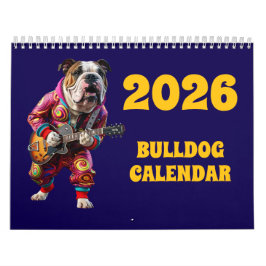 Calendário Bulldog Calendar
