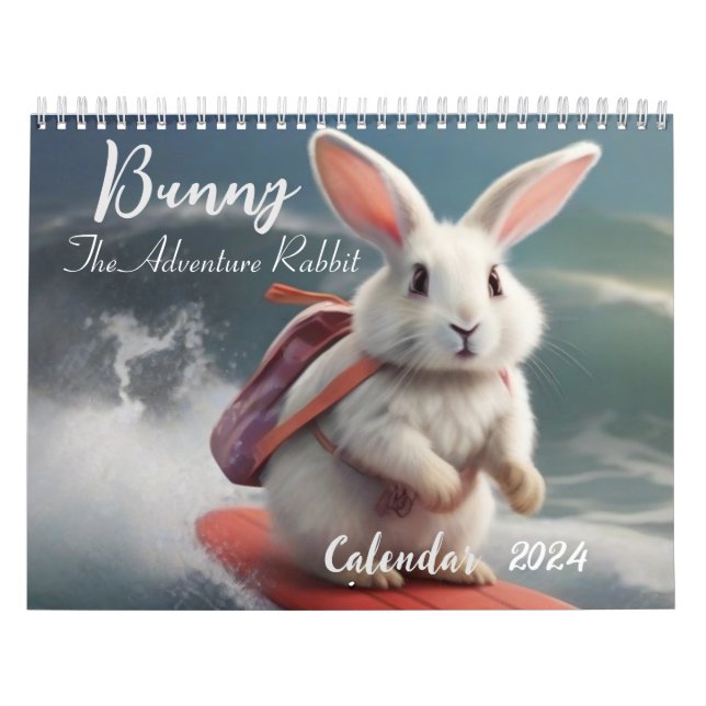 Calendário Bunny The Adventure Rabbit 2024 (Capa)