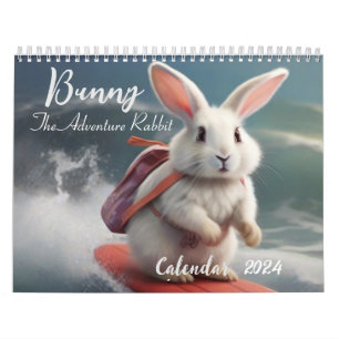 Calendário Bunny The Adventure Rabbit 2024