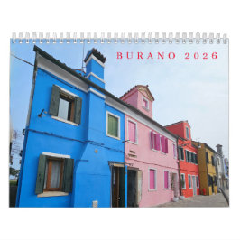 Calendário Burano 2026 calendar