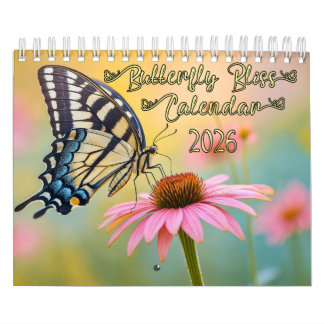 Calendário Butterfly Bliss Calendar 2026